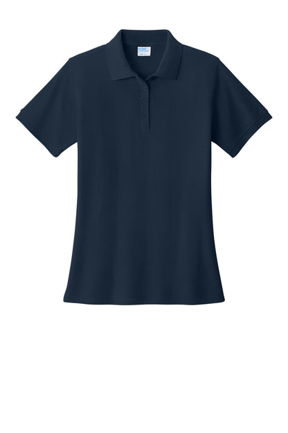 Port & Co Women's Core Blend Pique Polo. LKP155