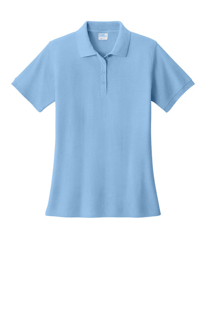 Port & Co Women's Core Blend Pique Polo. LKP155