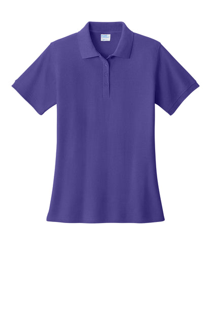 Port & Co Women's Core Blend Pique Polo. LKP155