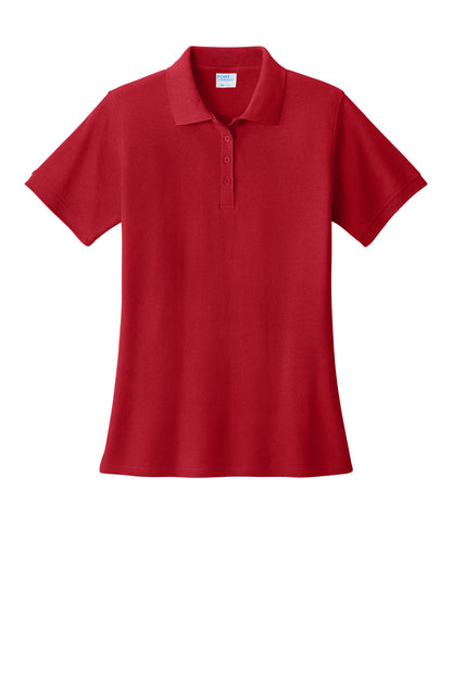 Port & Co Women's Core Blend Pique Polo. LKP155