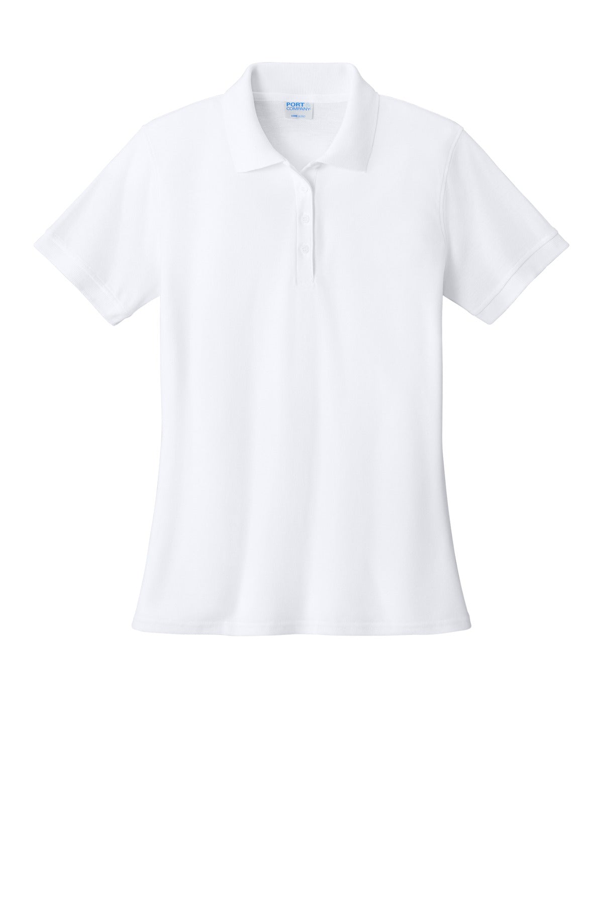 Port & Co Women's Core Blend Pique Polo. LKP155