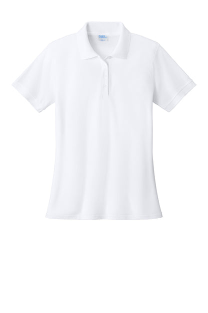 Port & Co Women's Core Blend Pique Polo. LKP155