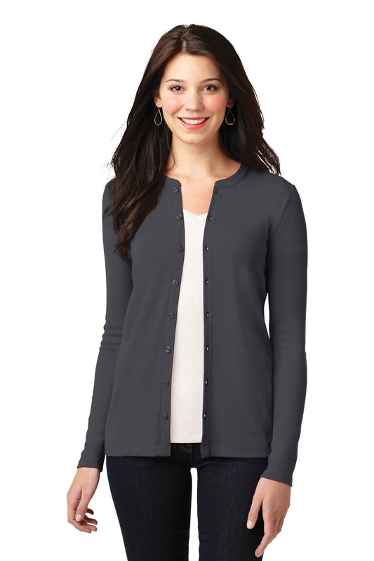 Port Authority Women's Concept Stretch Button-Front Cardigan. LM1008