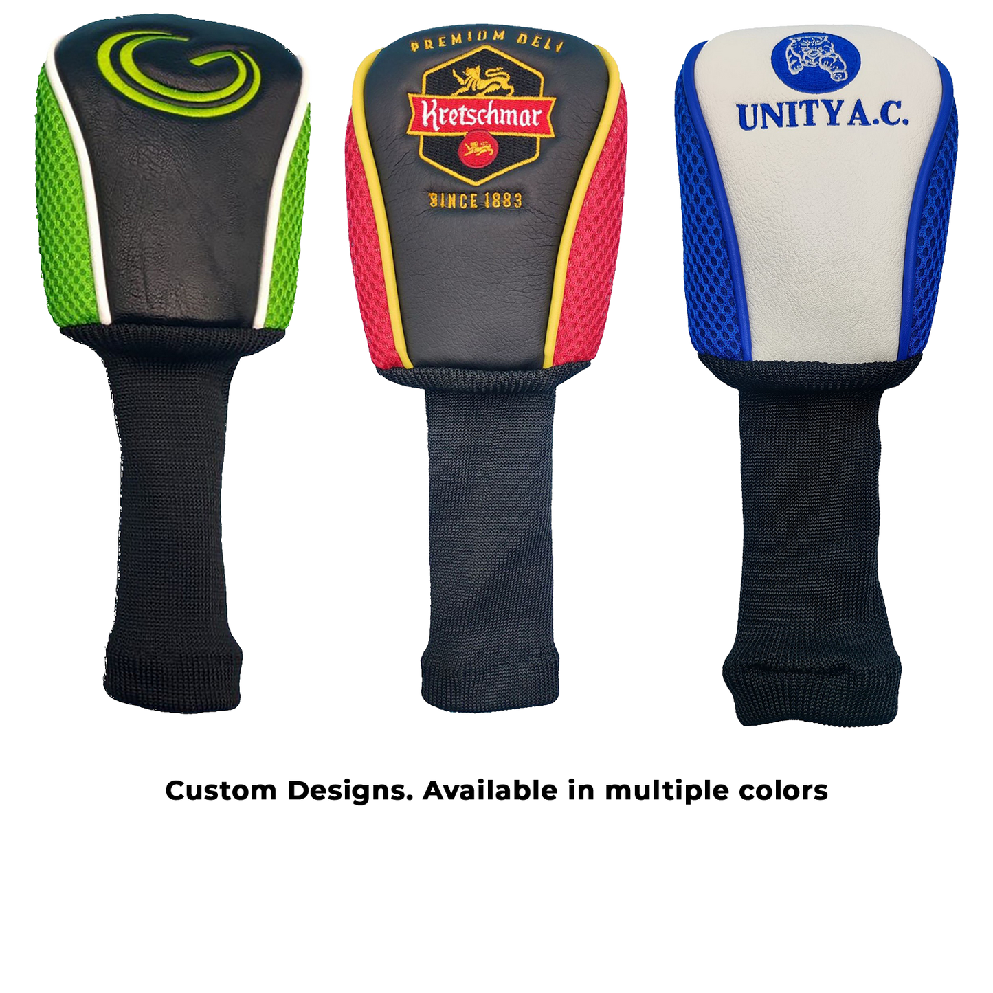 Black Longneck Mesh Embroidered Hybrid Head Cover