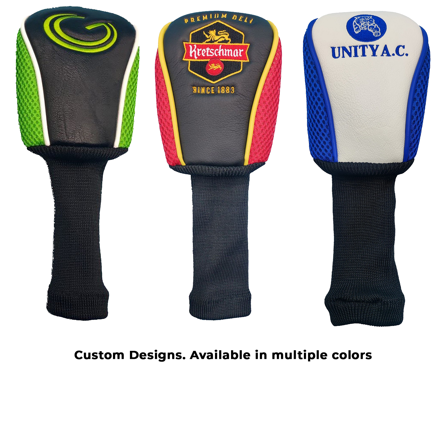 Black Longneck Mesh Embroidered Hybrid Head Cover