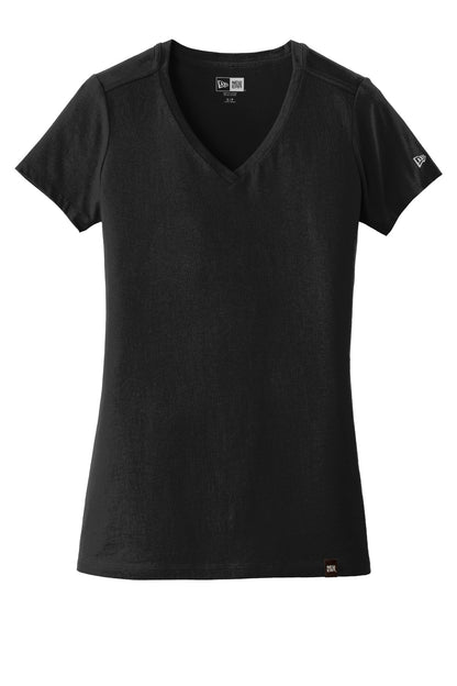 New Era Women's Heritage Blend V-Neck Tee. LNEA101