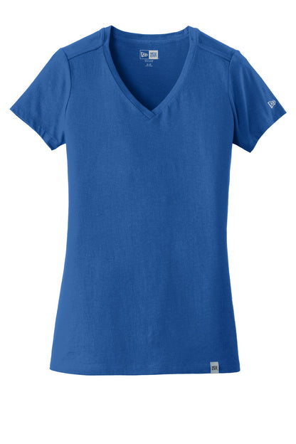 New Era Women's Heritage Blend V-Neck Tee. LNEA101