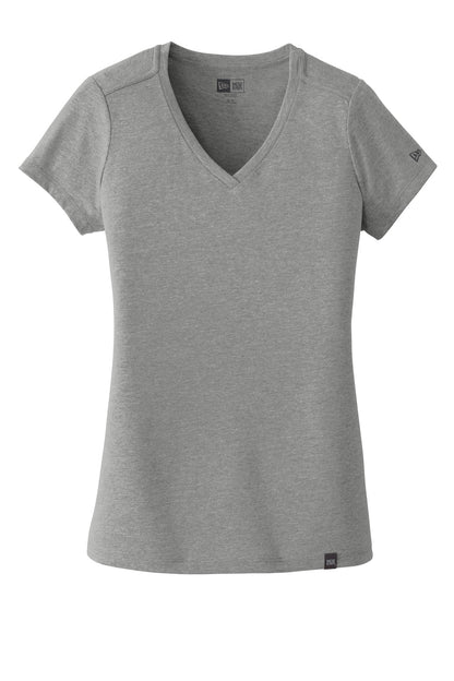 New Era Women's Heritage Blend V-Neck Tee. LNEA101