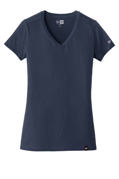 New Era Women's Heritage Blend V-Neck Tee. LNEA101