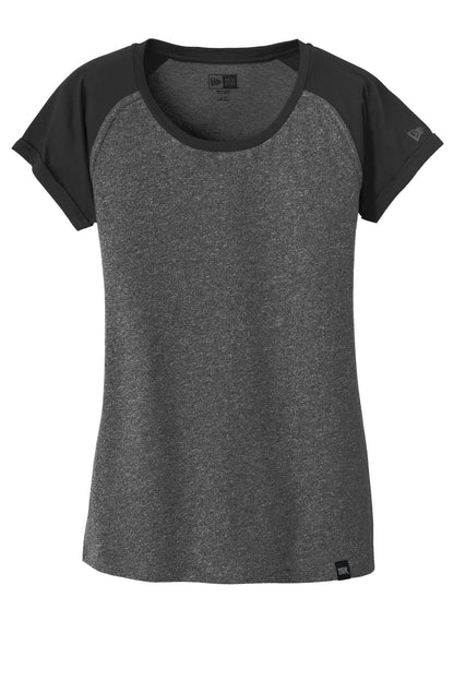 New Era Women's Heritage Blend Varsity Tee. LNEA107