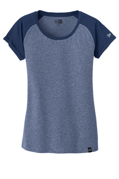 New Era Women's Heritage Blend Varsity Tee. LNEA107
