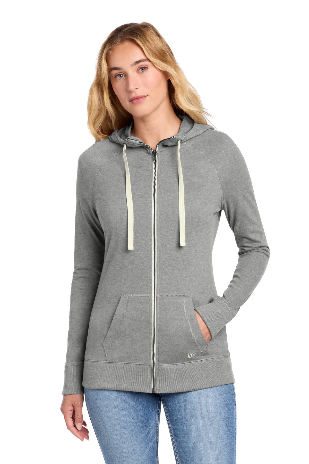 SanMar LNEA122_shadowgreyheather_model_front.jpg