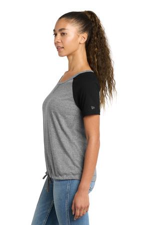 New Era Women's Tri-Blend Performance Cinch Tee. LNEA133