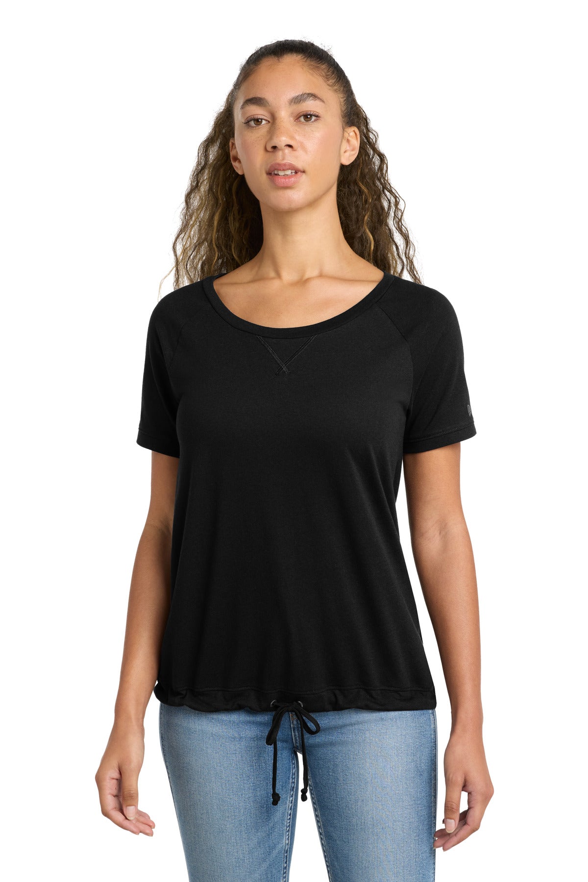 SanMar LNEA133_blacksolid_model_front.jpg