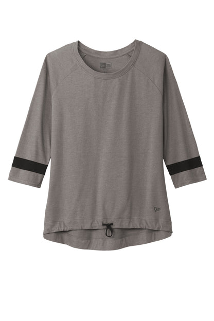 New Era Women's Tri-Blend 3/4-Sleeve Tee LNEA136