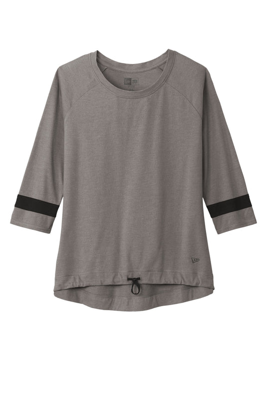 New Era Women's Tri-Blend 3/4-Sleeve Tee LNEA136