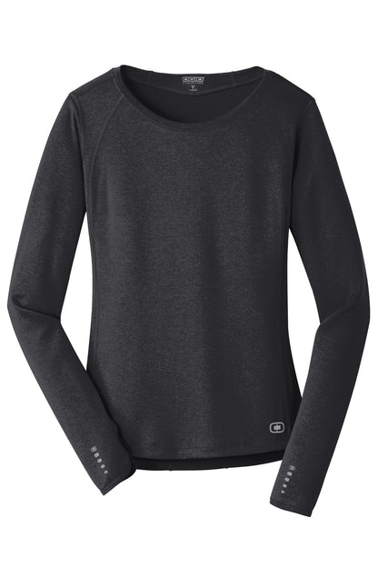 OGIO Women's Long Sleeve Pulse Crew. LOE321