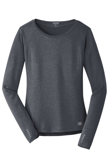 OGIO Women's Long Sleeve Pulse Crew. LOE321