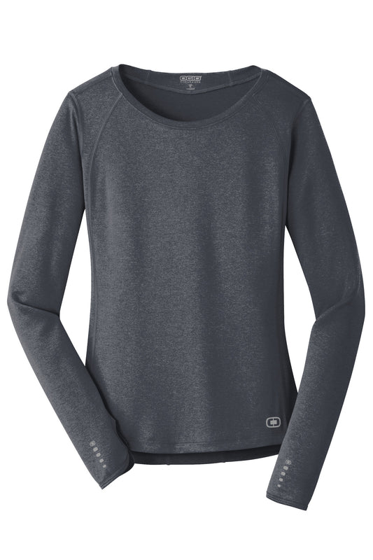 OGIO Women's Long Sleeve Pulse Crew. LOE321