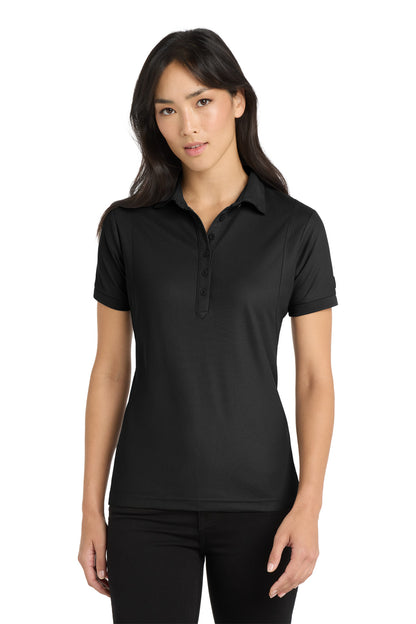 Front View of Blacktop OGIO - Jewel Polo. LOG101  - XS