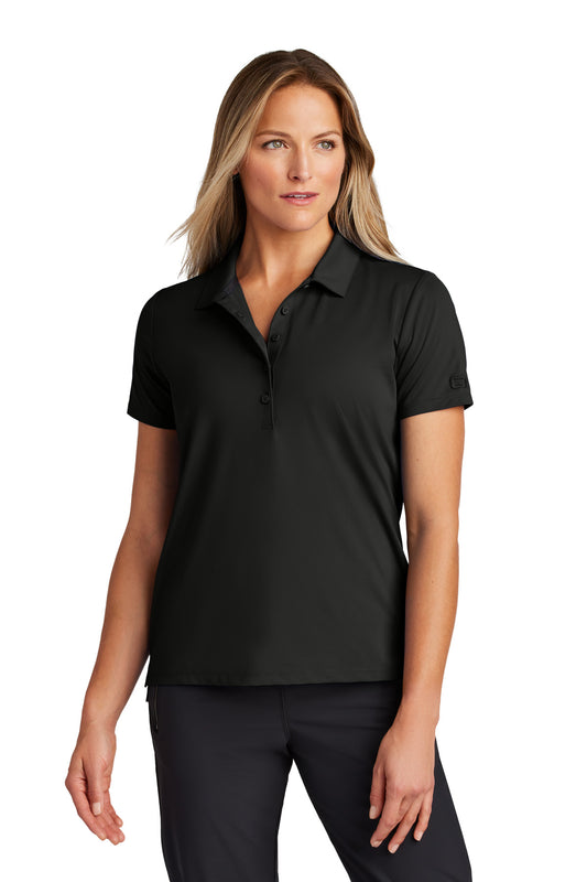 Front View of Blacktop OGIO Women's Regain Polo LOG170  - XS