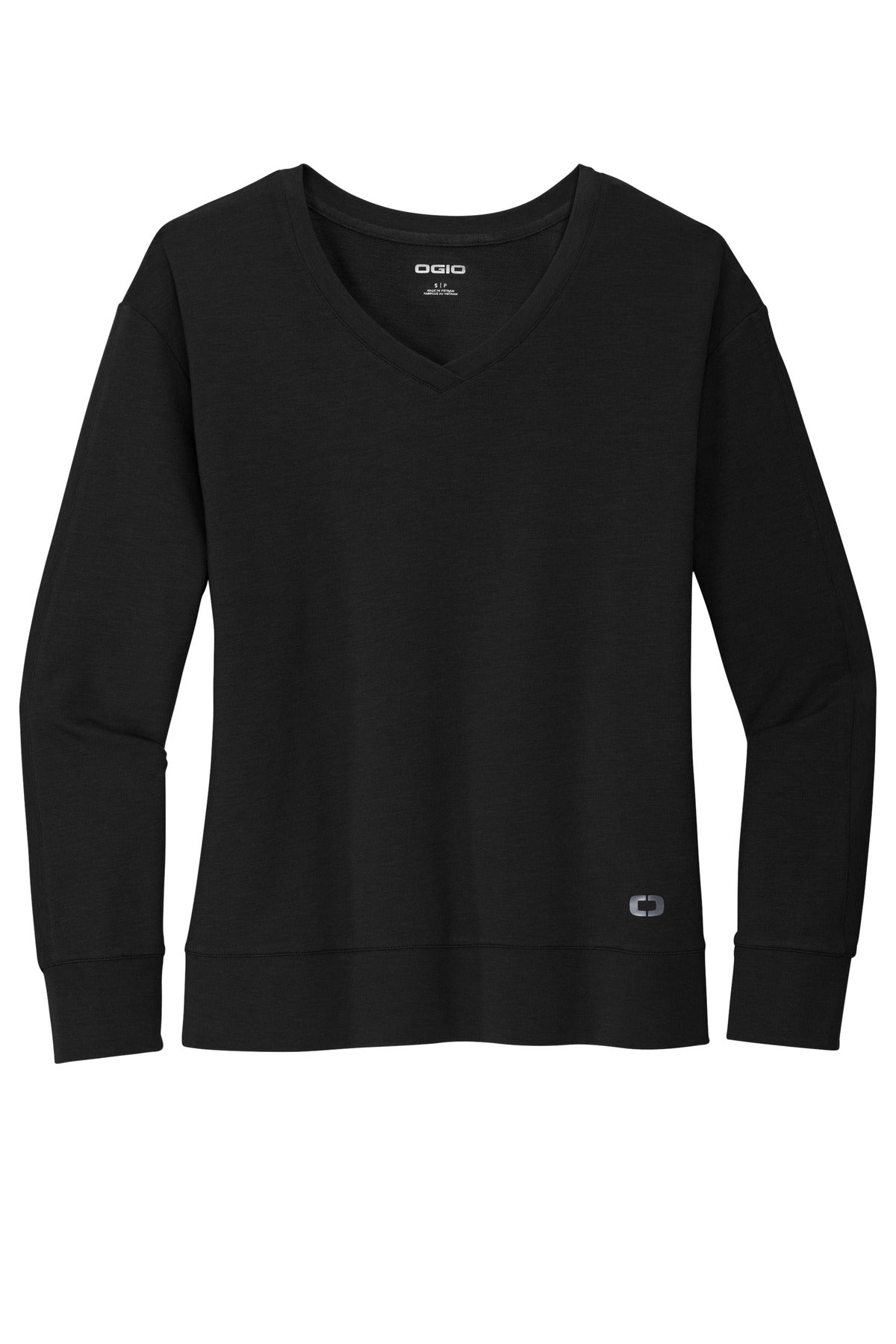 OGIO Women's Luuma Flex Long Sleeve V-Neck LOG825