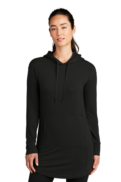 Front View of Blacktop OGIO Women's Luuma Flex Tunic LOG827  - XS