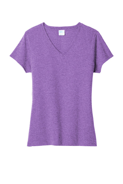 Port & Co Women's Tri-Blend V-Neck Tee. LPC330V