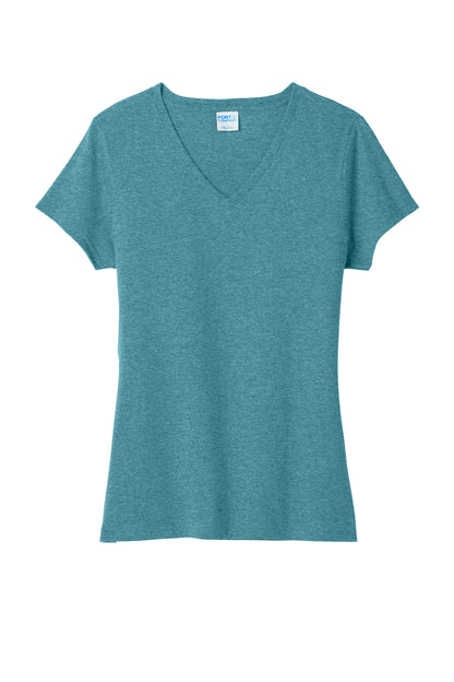 Port & Co Women's Tri-Blend V-Neck Tee. LPC330V