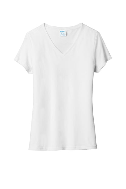 Port & Co Women's Tri-Blend V-Neck Tee. LPC330V