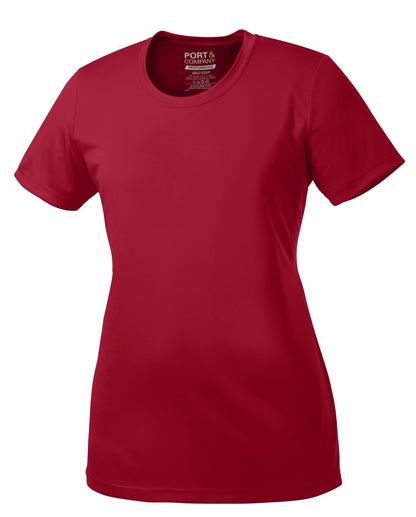 Port & Co Women's Performance Tee. LPC380