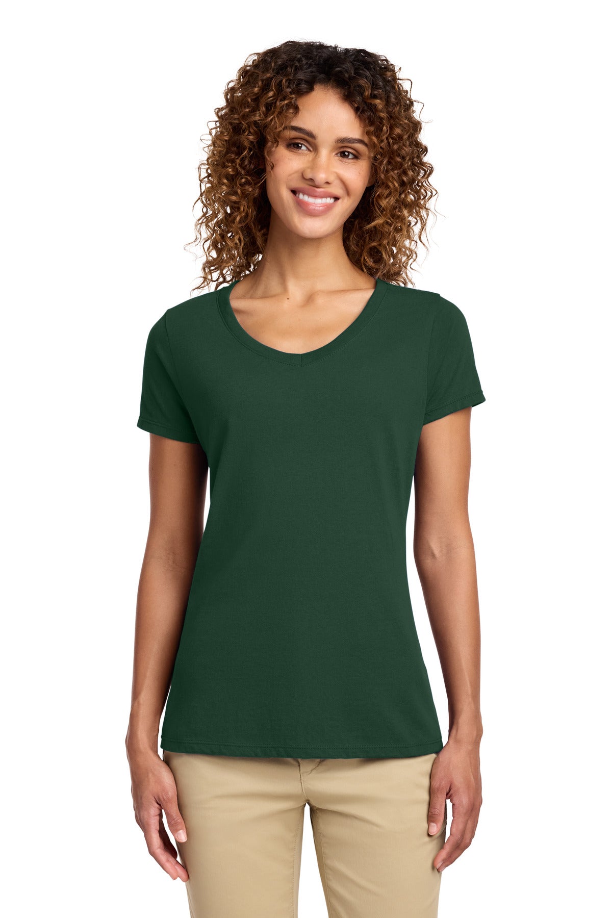 SanMar LPC450V_forestgreen_model_front.jpg