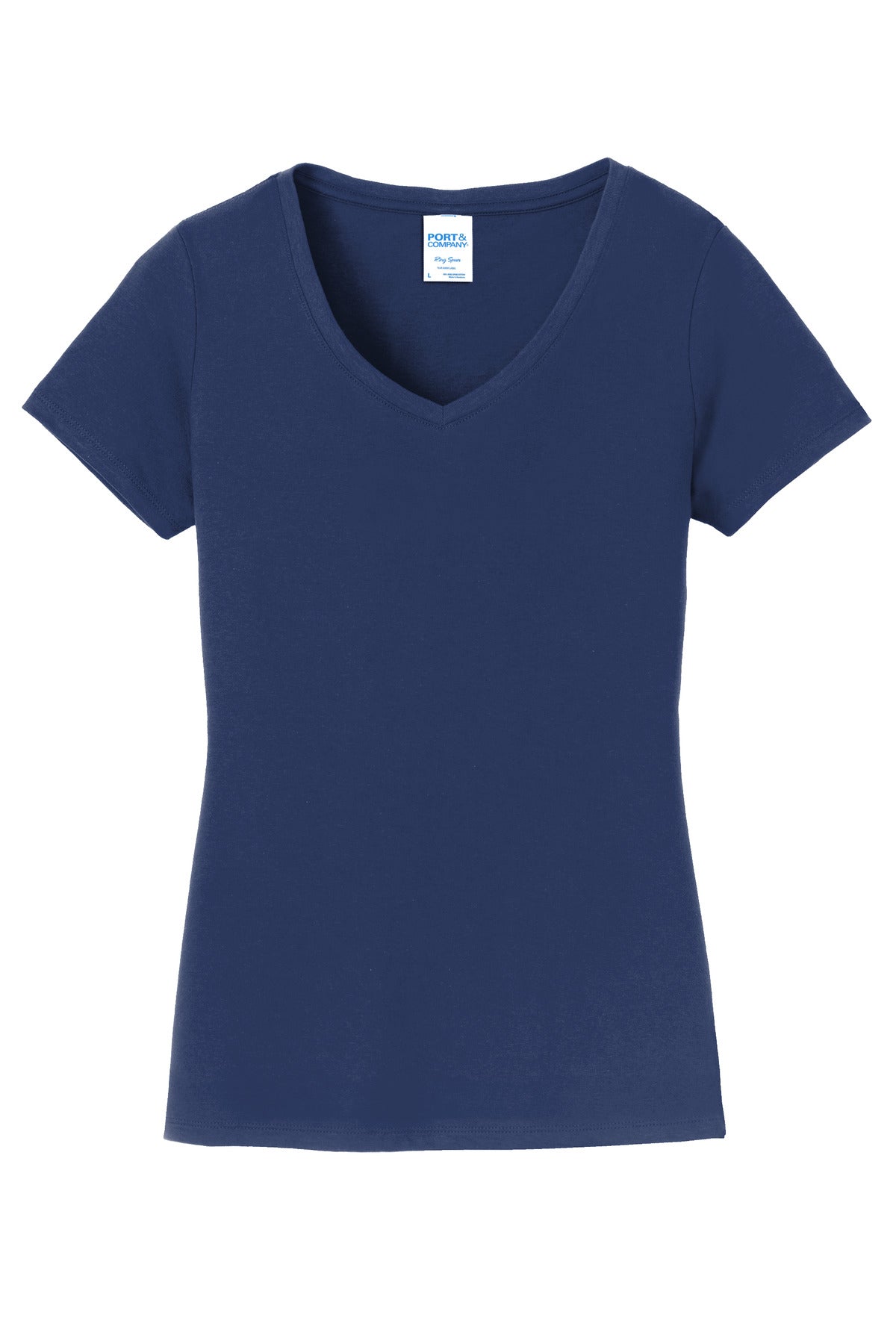Port & Co Women's Fan Favorite V-Neck Tee. LPC450V