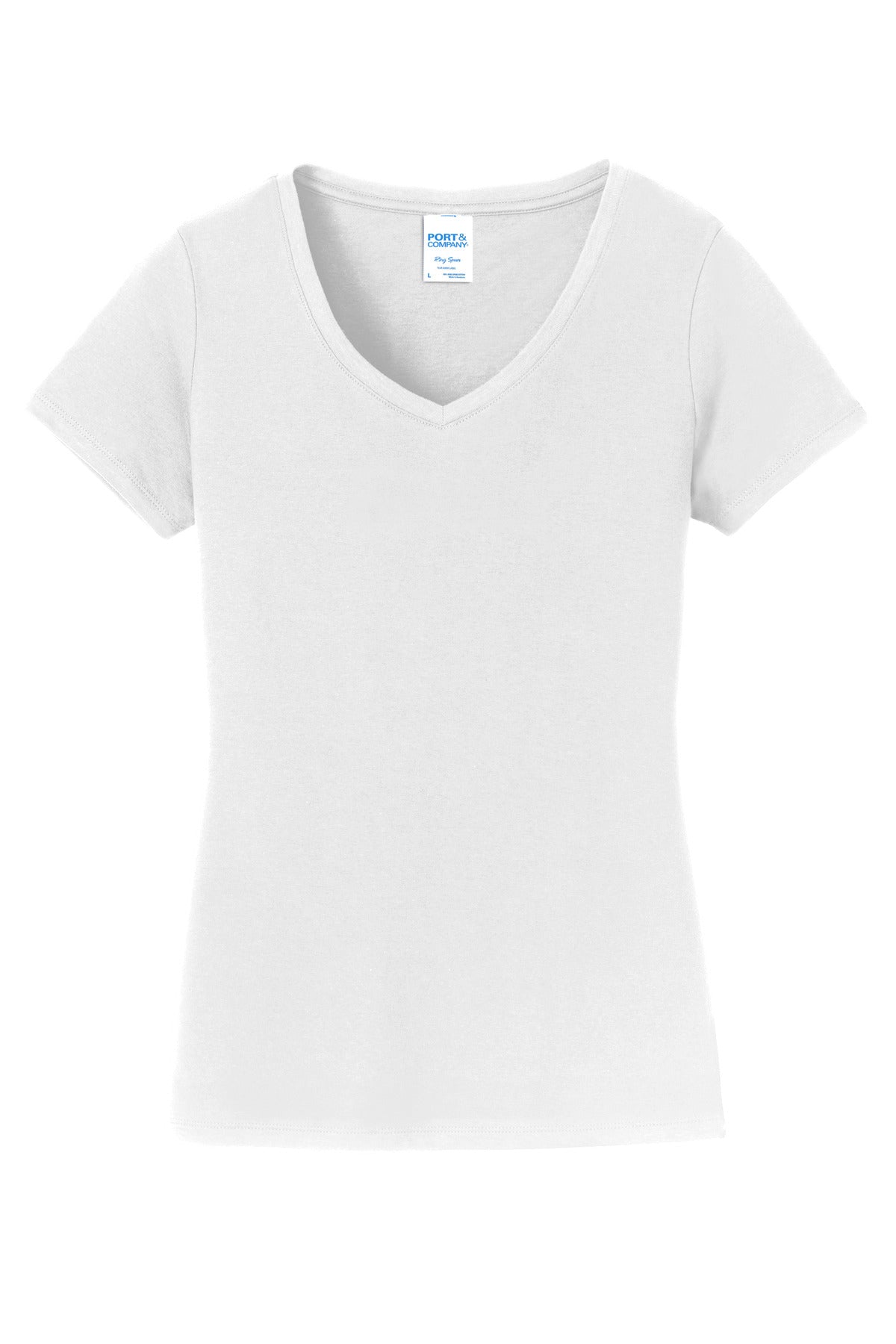 Port & Co Women's Fan Favorite V-Neck Tee. LPC450V