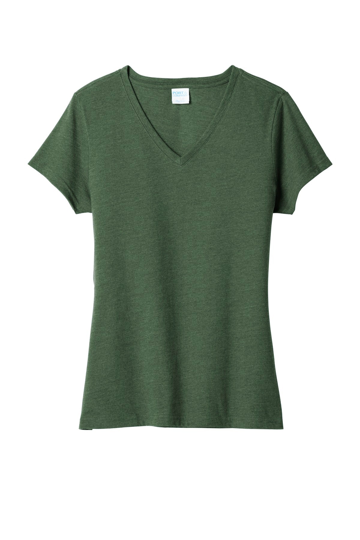 Port & Co Women's Fan Favorite Blend V-Neck Tee. LPC455V