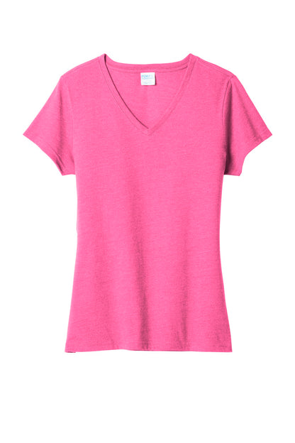 Port & Co Women's Fan Favorite Blend V-Neck Tee. LPC455V