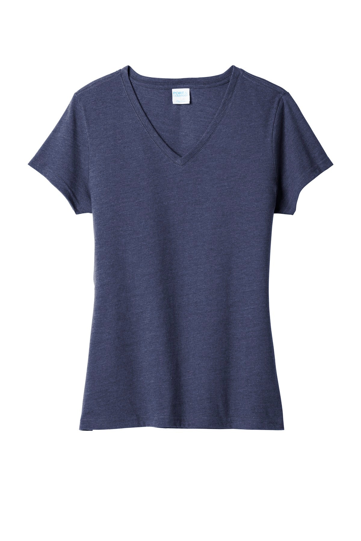 Port & Co Women's Fan Favorite Blend V-Neck Tee. LPC455V