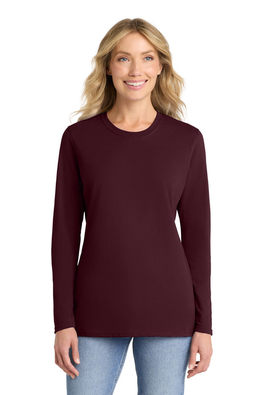SanMar LPC54LS_athleticmaroon_model_front.jpg