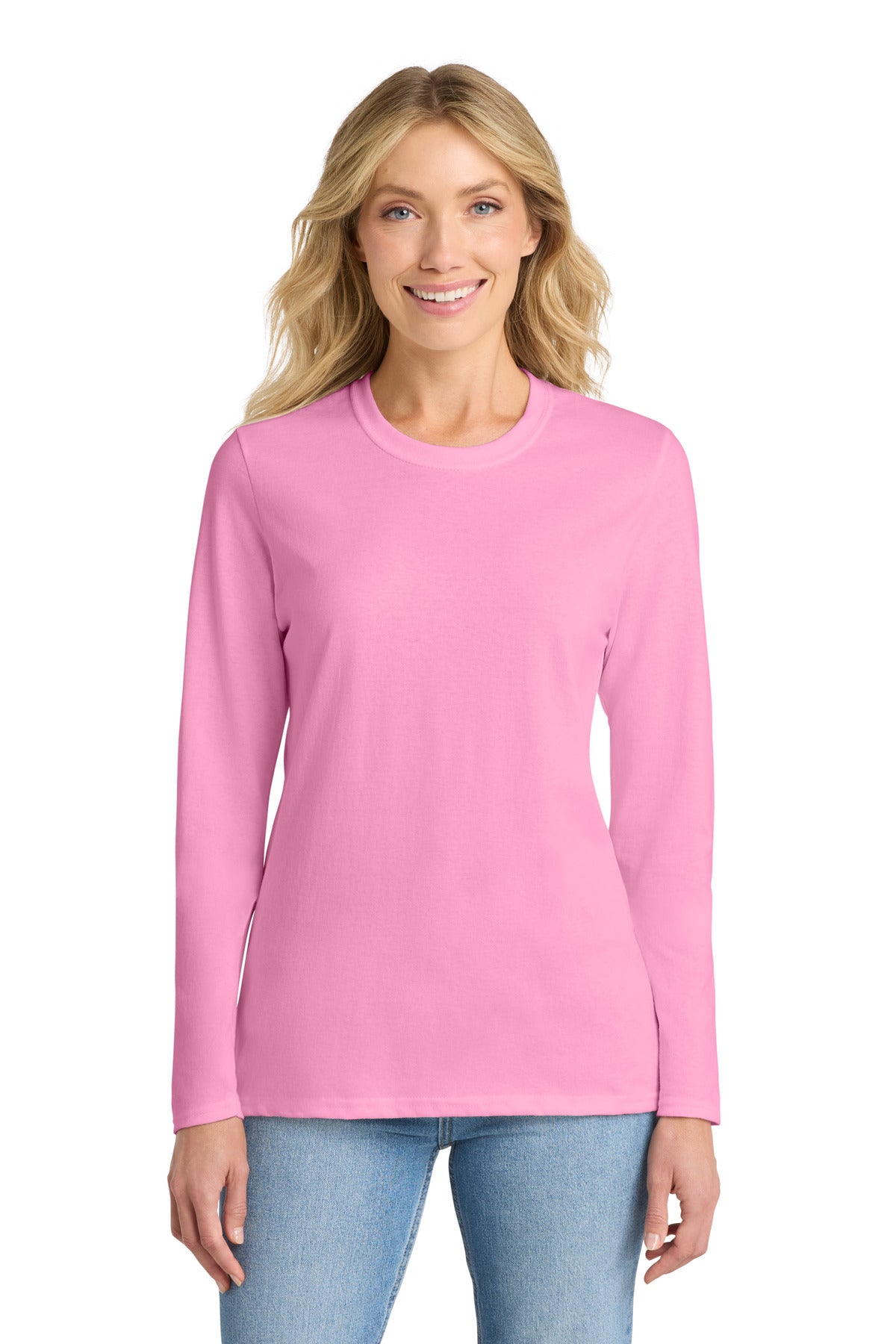 SanMar LPC54LS_candypink_model_front.jpg