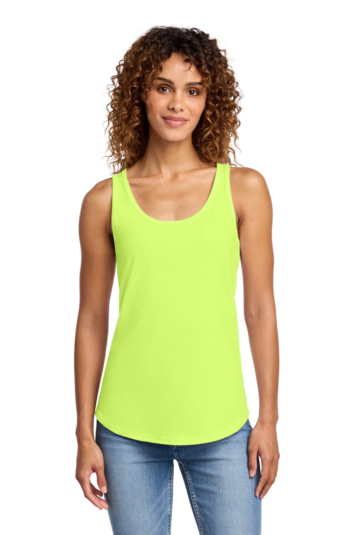 SanMar LPC54TT_neonyellow_model_front.jpg