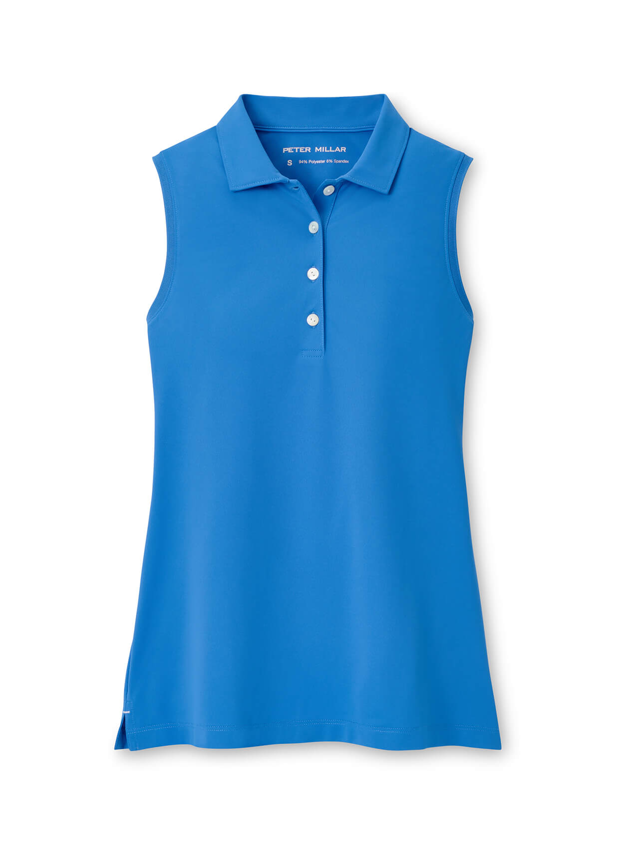Peter Millar Women's Banded Sport Mesh Sleeveless Button Polo