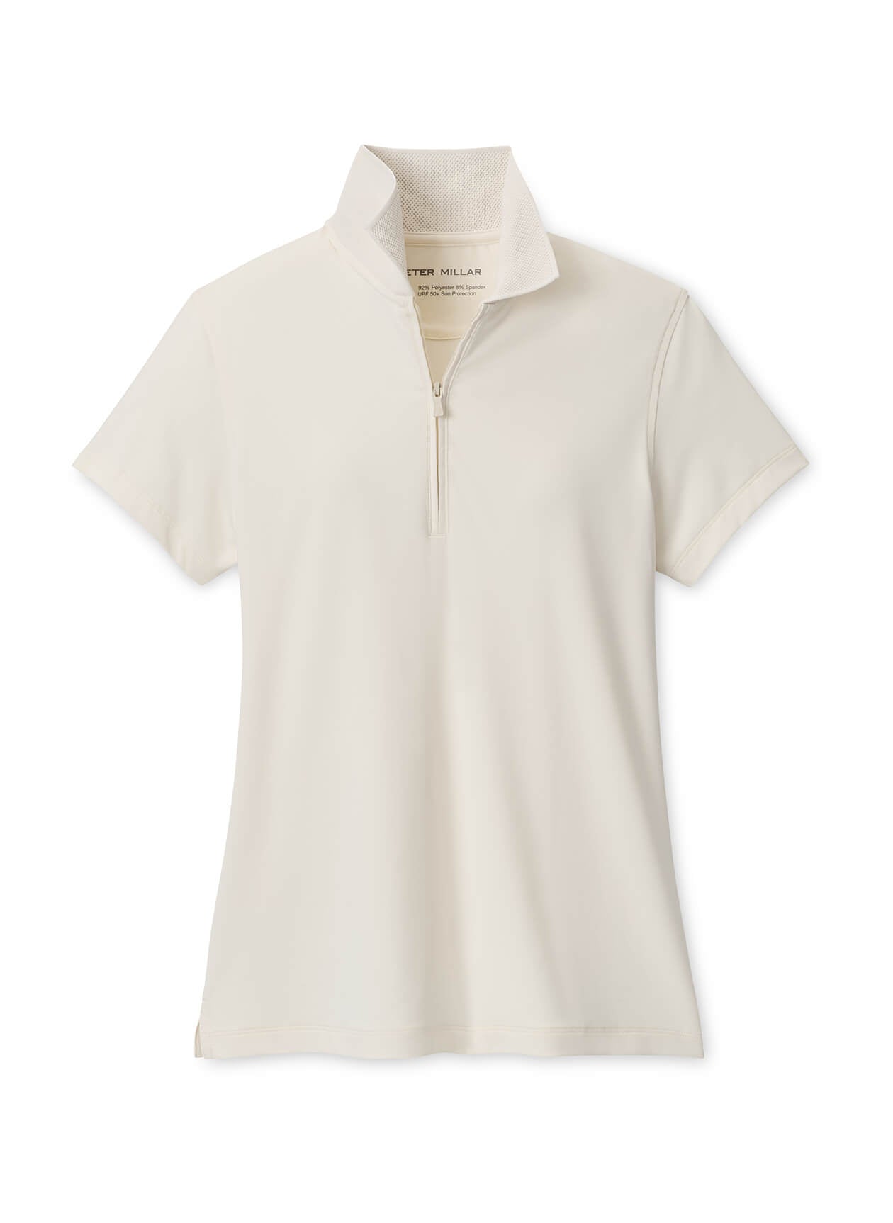 Peter Millar Women's Keswick Zip Neck Short Sleeve Polo - Calabrian Red - SM