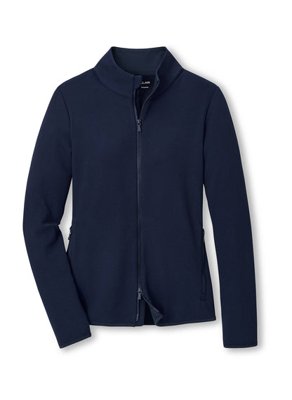 Peter Millar Women's Lumi-Knit Lite Performance Full Zip - Navy - SM