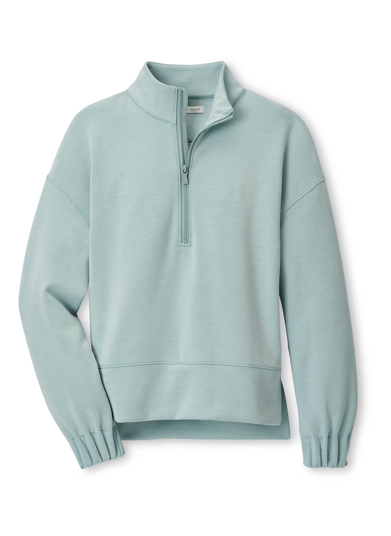 Peter Millar Women's Flora Knit Mélange Half-Zip Pullover - Blue Brisk - SM