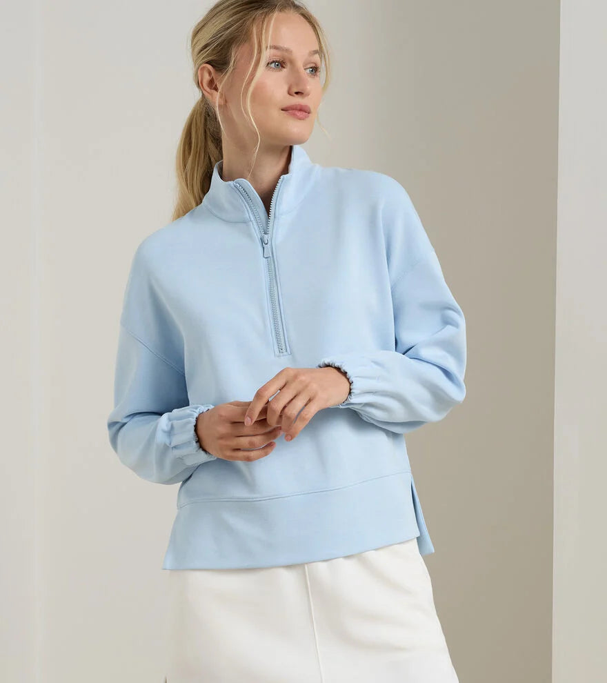 Peter Millar Women's Flora Knit Mélange Half-Zip Pullover