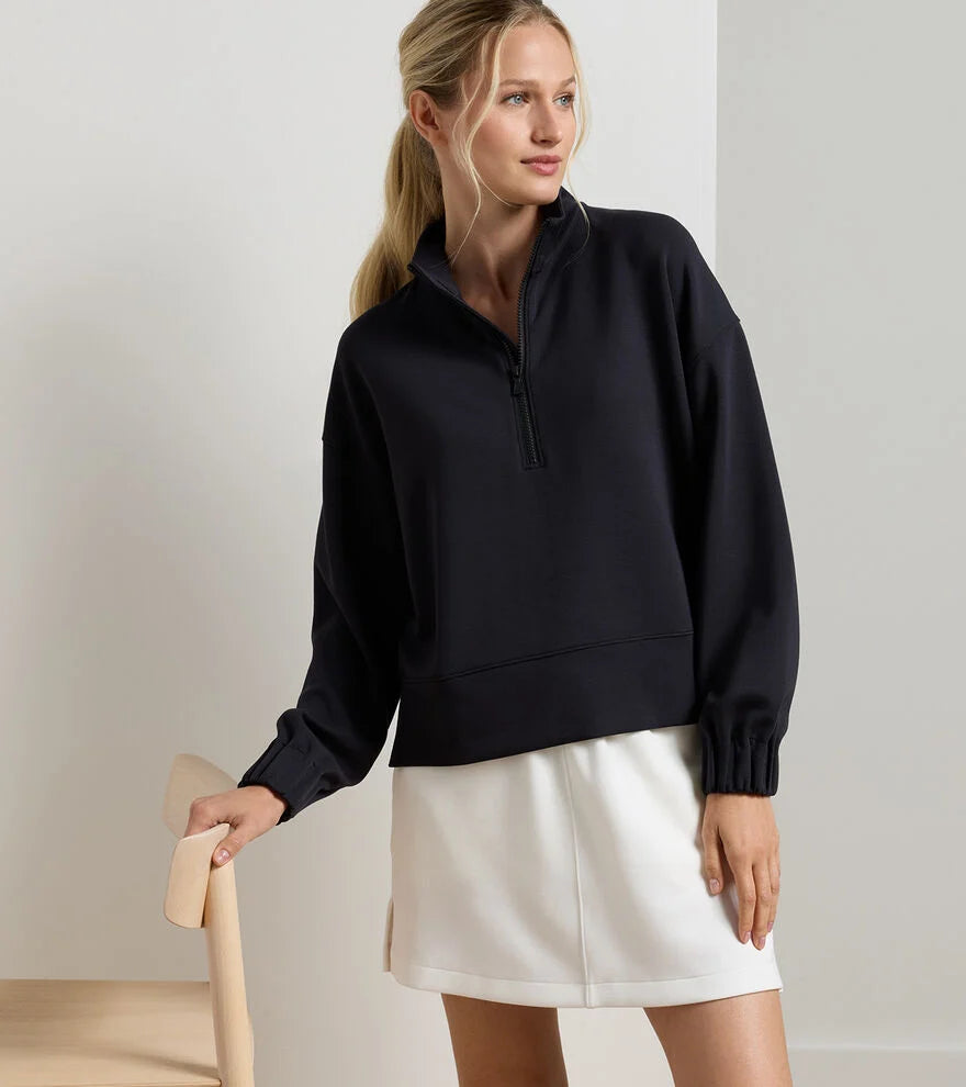 Peter Millar Women's Flora Knit Half-Zip Pullover SP26