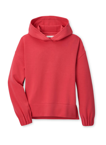 Peter Millar Women's Flora Knit Hoodie SP26 - Calabrian Red - XS