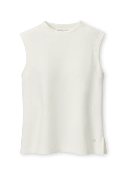 Peter Millar Women's Flora Knit Mock Neck Tank - Soft White - XS