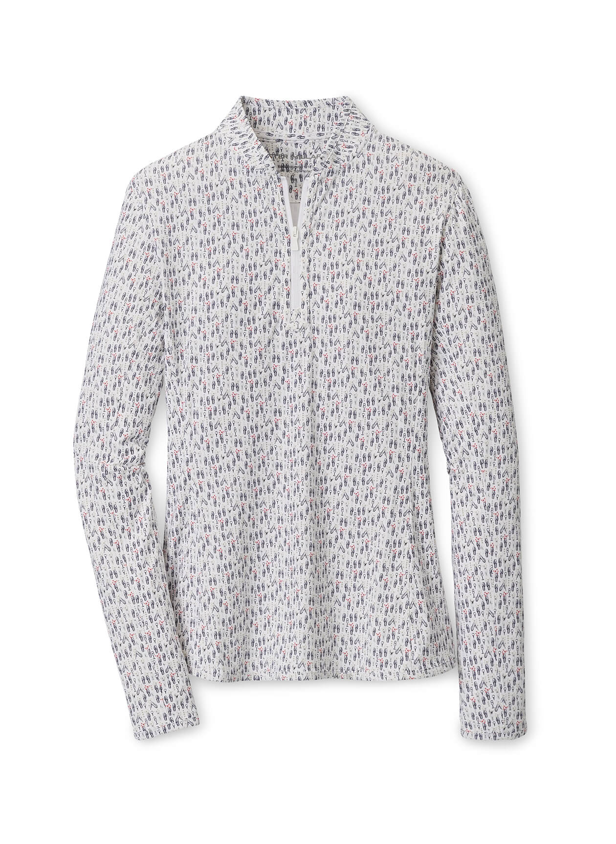 Peter Millar Women's Shadebreak Poppies In Play Lightweight Sun Shirt - Multi - XS