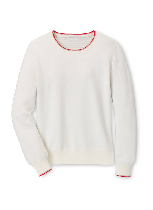 Peter Millar Women's Coolspun Lite Cotton Crewneck - Blue Starling - SM